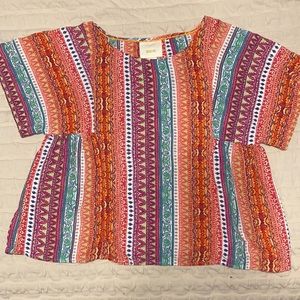 Maeve Colorful Bohemian Top